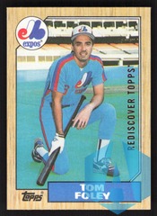 2017 Topps Rediscover Topps Bronze Stamp Tom Foley #78 Montreal Expos